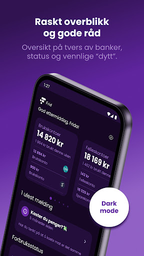 Frid: Budsjett og oversikt Screen 2