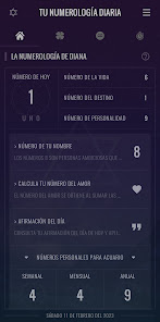 Screenshot 2 Tu Numerología Diaria android