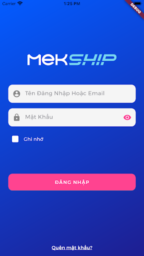 Android application Mekship Shipper screenshort