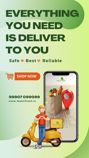 Android application Mukti Fresh screenshort