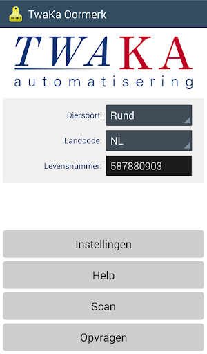 Android application TwaKa Oormerk screenshort