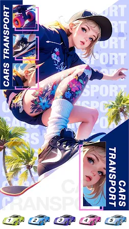 Game screenshot 車、輸送の塗り絵ゲーム apk download