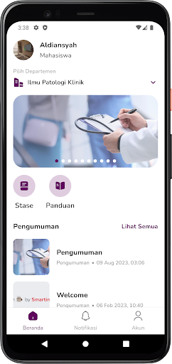 Android application E-Logbook Profesi UNIPA screenshort