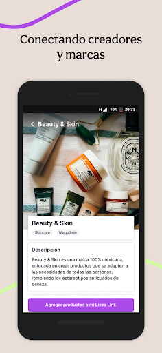 Android application Lizza screenshort