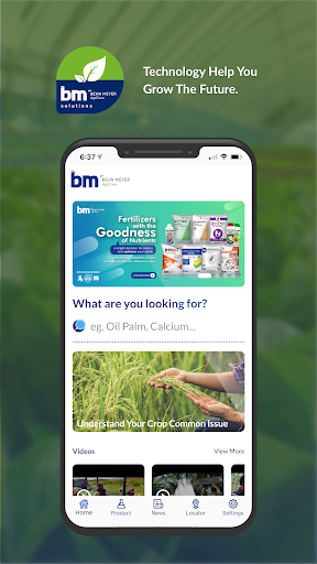 Android application bm AgriCare screenshort