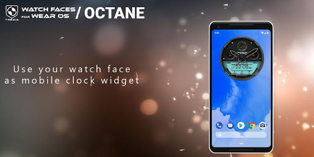 Octane Watch Face & Clock Widget Varies with device APK screenshots 4
