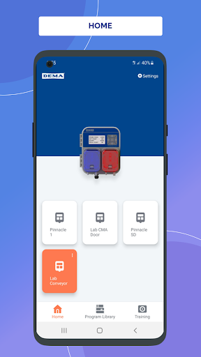 Android application DEMA SmartTech screenshort