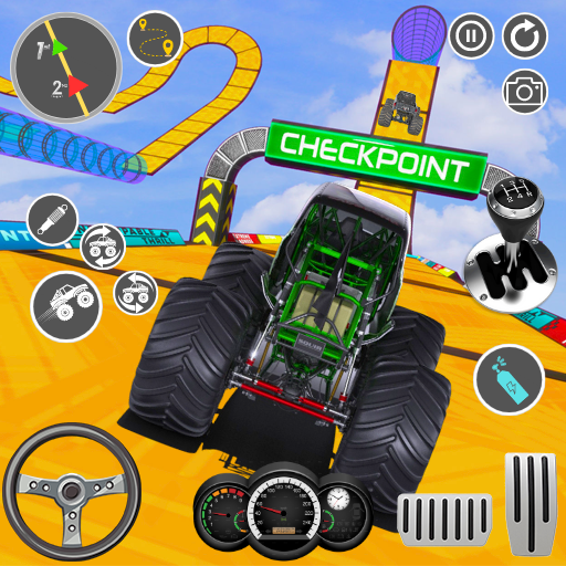 Monster Truck Stunts: Car Game