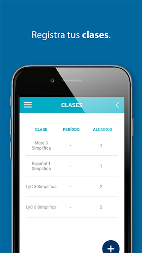 Android application Simplifica screenshort