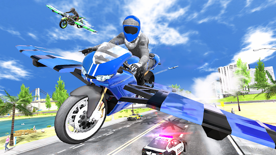 Flying Motorbike Simulator MOD APK (Unlimited Money) 3