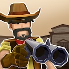 Wild West Cowboy Western - Revolver gunman polygon 1.57