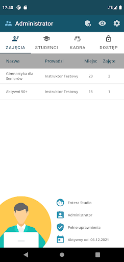 Android application Zajęcia dla Seniorów Piaseczno screenshort