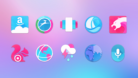 Unicorn Icon Pack Captura de tela