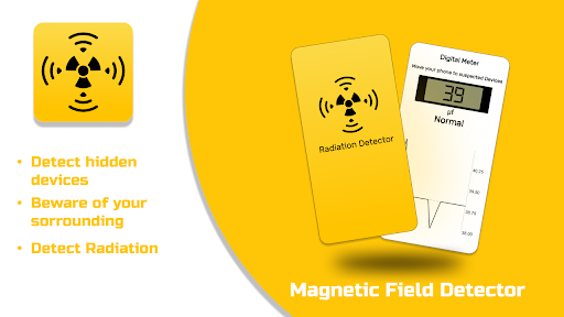 Android application Magnetic Field Detector screenshort