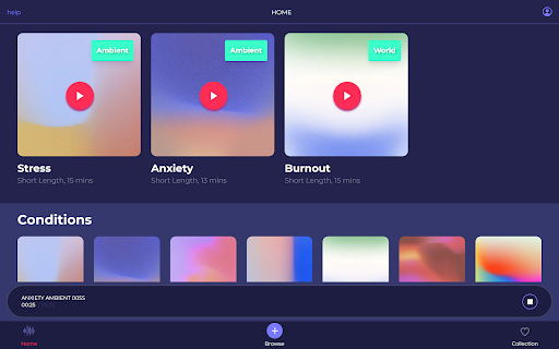 Screenshot of HealthTunes