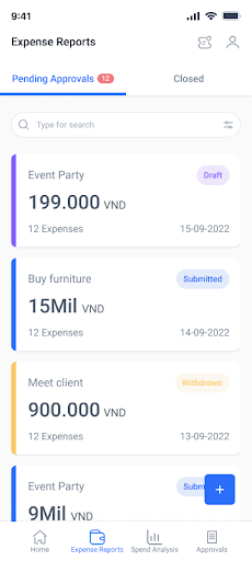HR-OS Expenso Screen 3