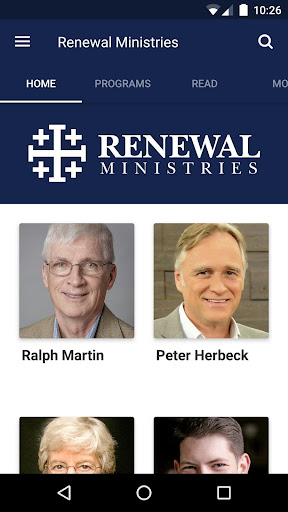 Android application Renewal Ministries screenshort