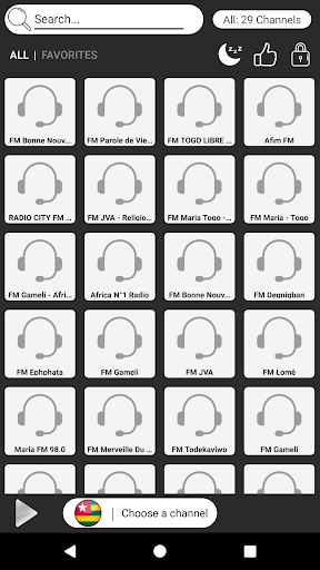 Android application Togo Radio Stations - AM FM screenshort