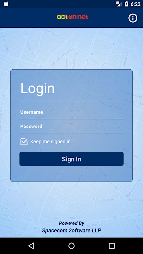 Android application Log2Space - Actonnet screenshort
