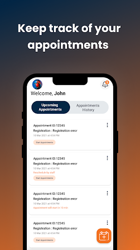 PMU eAppointment Screen 2