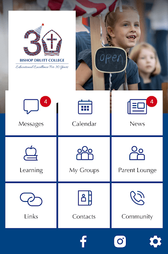 Android application Bishop Druitt College screenshort