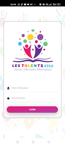 Android application Les Talents screenshort