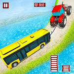 Chained Tractor Towing Bus Rescue Mission Apk