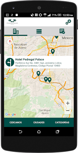 Android application Hotel Pedregal Palace screenshort