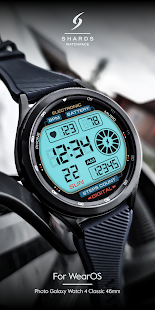 SH001 tarcza zegarka, zrzut ekranu zegarka WearOS
