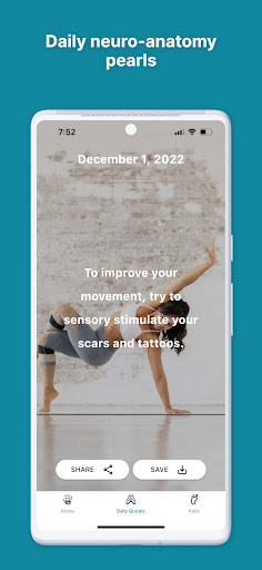 Screenshot of AnatoMove by Celest Pereira