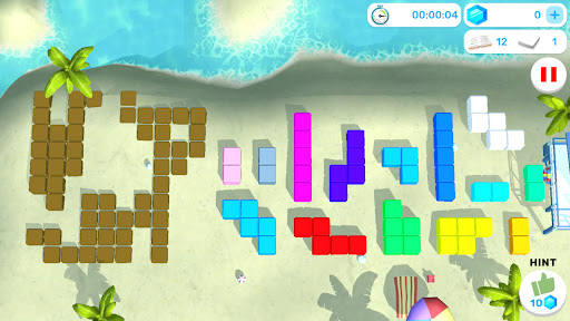 Tangram Puzzles Beach Party Screen 3