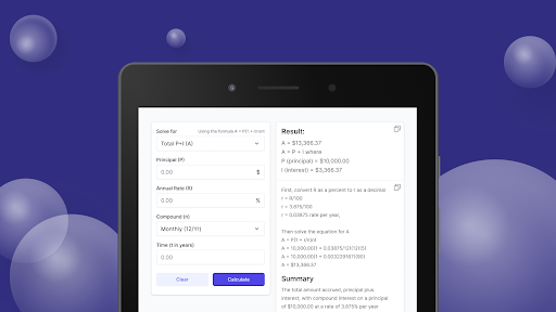 Compound Interest Calculator Screen 3