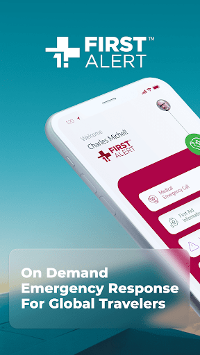 Android application FirstAlert screenshort