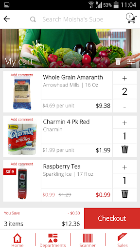 Screenshot of Moisha's Supermarket