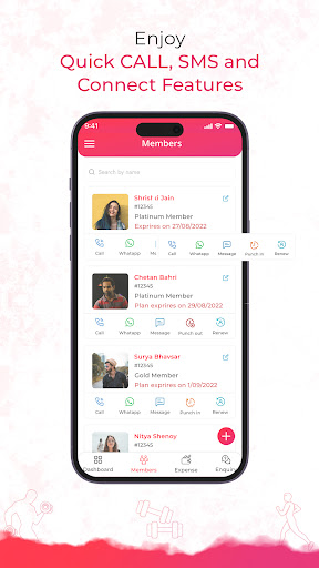 FitnessMaa: Gym Management App Screen 3
