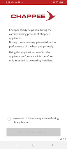 Android application Chappée Ready screenshort