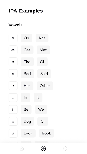 English IPA Dictionary Screen 2
