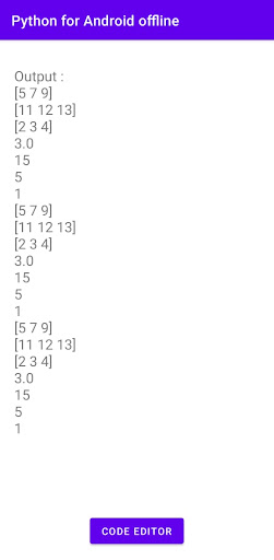 Python on Android offline Screen 2