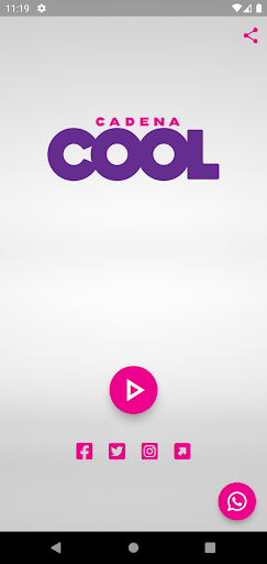Android application Cadena Cool screenshort