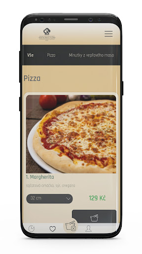 Android application Restaurace Flóra Odry screenshort