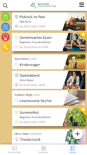 Android application Baptisten Grundschöttel screenshort