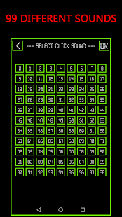 CALCULATOR PRO — Zrzut ekranu z zielonym kosmitą