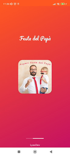 Android application Auguri Festa del Papà screenshort