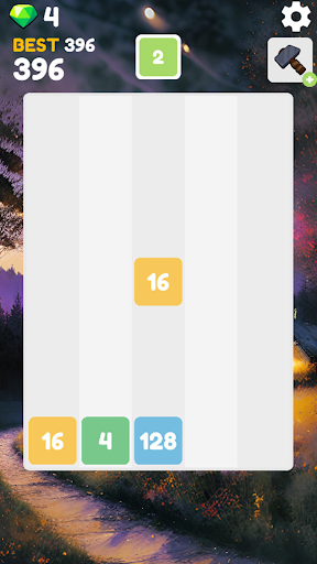 Android application 2048 Dinner screenshort