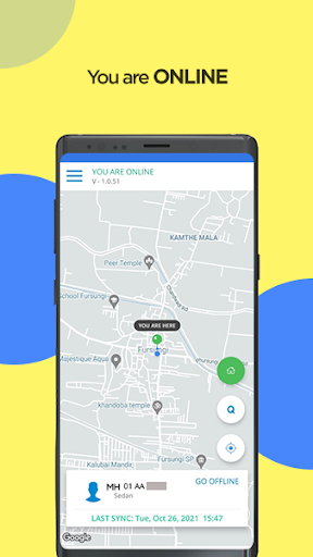 Android application ALLMILES KAPTAN screenshort