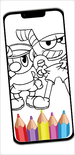 Cuphead Coloring Book