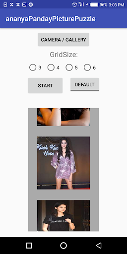 Ananya Panday slide puzzle