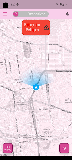 Android application SIS Chofer screenshort