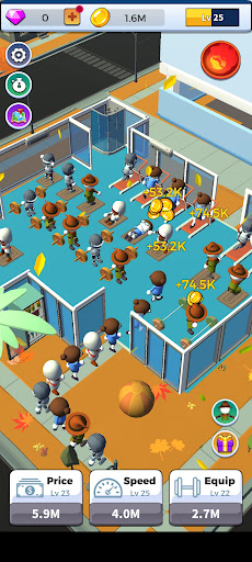 Android application Idle Gym Club Tycoon screenshort