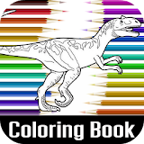 Toy Jurassic Dino Coloring icon